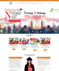 Web trung tâm tiếng anh
