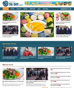 Mẫu website tin tức sức khỏe