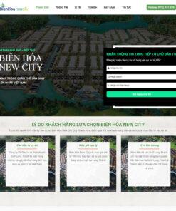 Mẫu web bất động sản 14