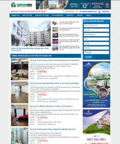 Mẫu website bất động sản 33