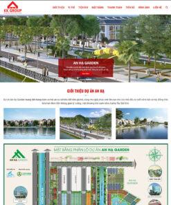 Mẫu website bất động sản 34