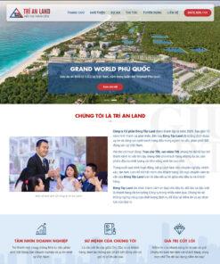 Mẫu website bất động sản 35