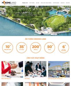 Mẫu website bất động sản 37