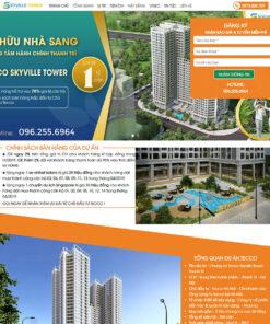 Mẫu website bất động sản 044