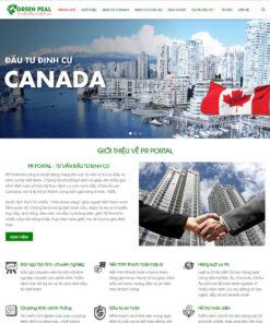 Mẫu website đầu tư nước ngoài