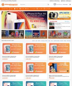 Mẫu website di động thông minh