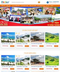 Mẫu website du lịch cao cấp 07