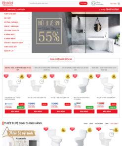 Mẫu website bán thiết bị vệ sinh