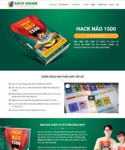 Mẫu website bán sách online