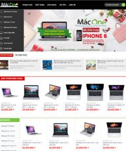 Web bán laptop