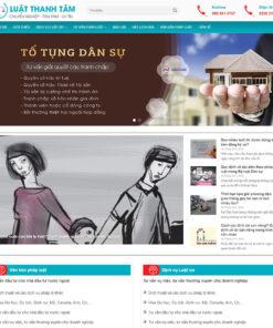Mẫu website công ty luật 01