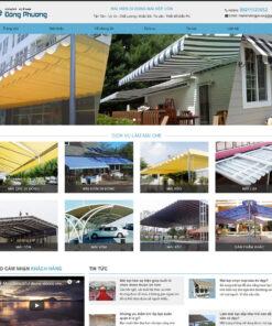 Mẫu Web giới thiệu mái hiên