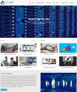 Mẫu website giới thiệu công ty đẹp