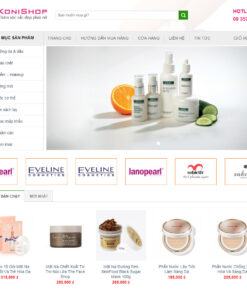 Web bán mỹ phẩm