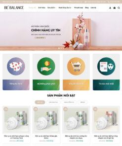 Mẫu website flatsome mỹ phẩm 08