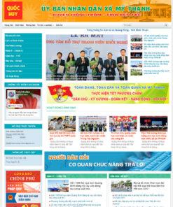Mẫu web cơ quan đoàn thể 02