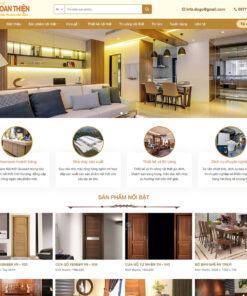 Mẫu website nội thất 11
