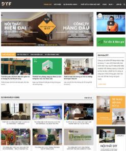 Mẫu website flatsome nội thất 13