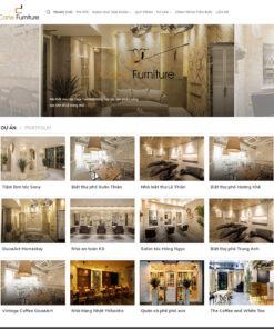 Mẫu web nội thất 03
