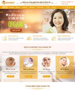 Mẫu website spa 03