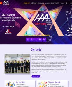 Mẫu website sự kiện 03