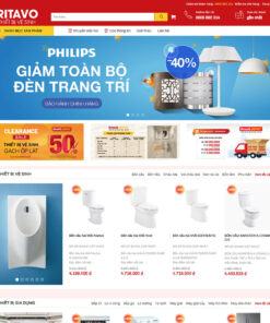 Mẫu website bán thiết bị vệ sinh