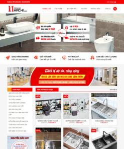 Mẫu website bán thiết bị vệ sinh 01