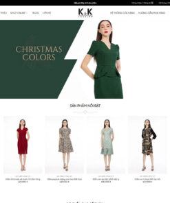 Mẫu website flatsome thời trang 02
