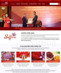 Mẫu website thực phẩm chức năng 05