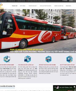 Mẫu web dịch vụ cho thuê xe