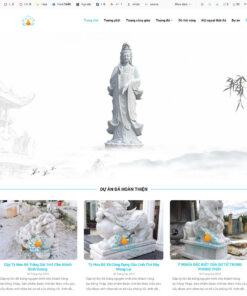 Mẫu website bán tượng phật