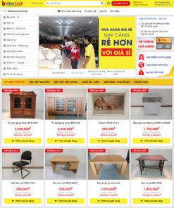 Mẫu website bán nội thất