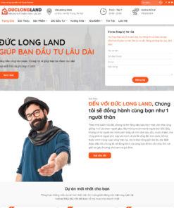 Mẫu website bất động sản 046