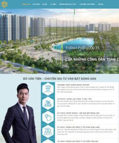 Mẫu website bất động sản 47