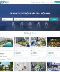Mẫu website bất động sản 049