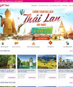 Mẫu website du lịch 09