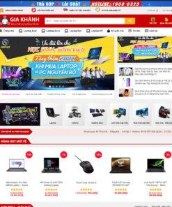 Mẫu website bán máy tính 02