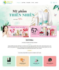 Mẫu website flatsome mỹ phẩm 10