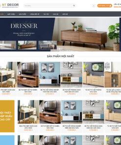 Mẫu website nội thất 16