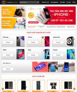 Mẫu website sửa điện thoại 01