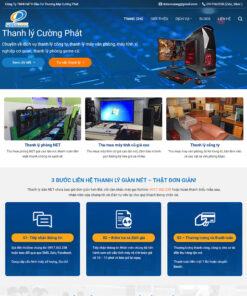 Mẫu website thanh lý 02