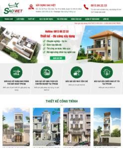 Mẫu website công ty thiết kế 02