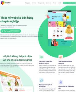 Mẫu website dịch vụ thiết kế web 01