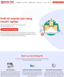 Mẫu website dịch vụ thiết kế web 02