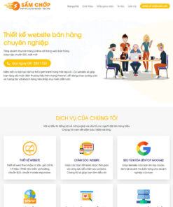 Mẫu website dịch vụ thiết kế web 03
