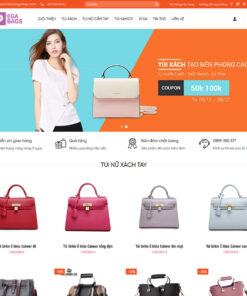 Mẫu website bán túi xách