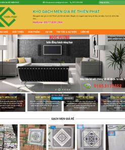 Mẫu website bán gạch men
