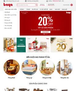 Mẫu website nội thất 22