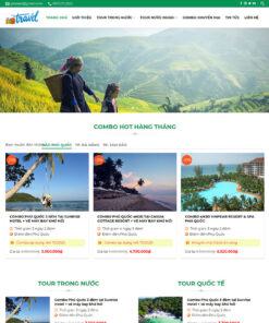 Mẫu website du lịch 11