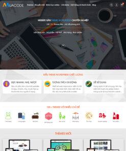 Mẫu website dịch vụ mua bán code